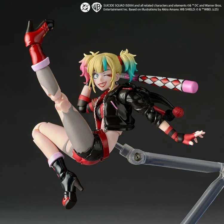 *PRE ORDER* DC Comics Amazing Yamaguchi Revoltech Harley Quinn Suicide Squad Isekai Ver. Action Figure (ETA JANUARY)