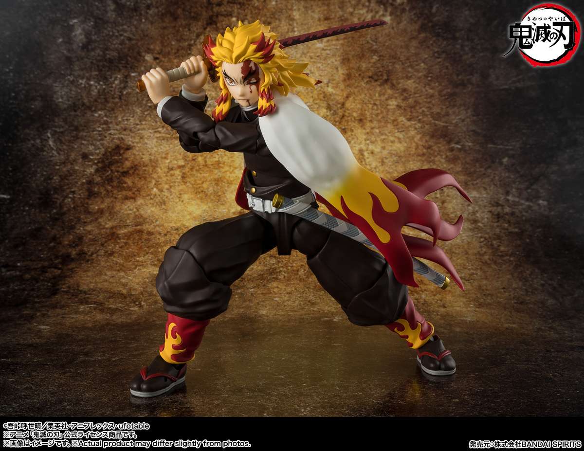 Demon Slayer: Kimetsu no Yaiba SH Figuarts Action Figure Kyojuro Rengoku