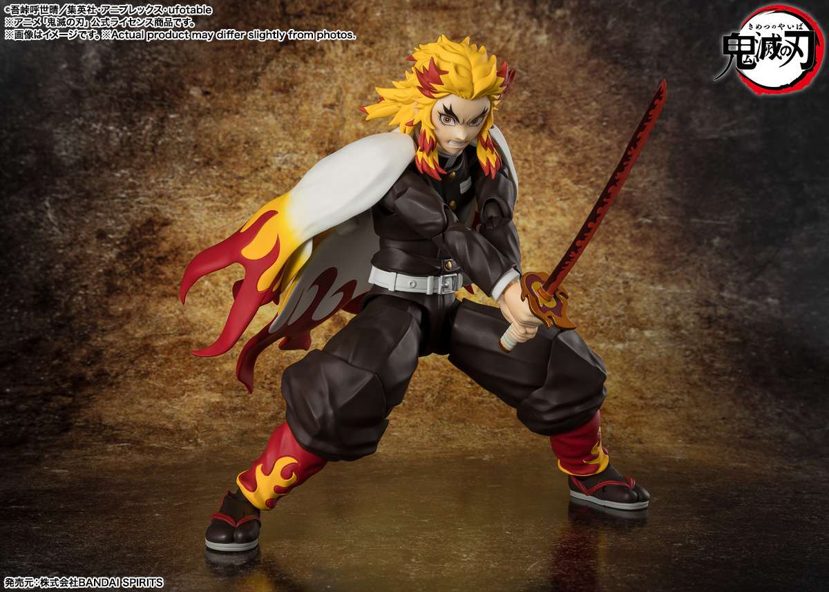 Demon Slayer: Kimetsu no Yaiba SH Figuarts Action Figure Kyojuro Rengoku