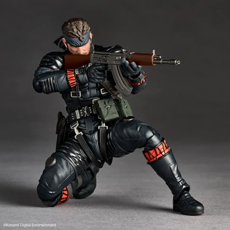 Metal Gear Solid Delta Amazing Yamaguchi Revoltech Naked Snake Sneaking Suit Ver Action Figure