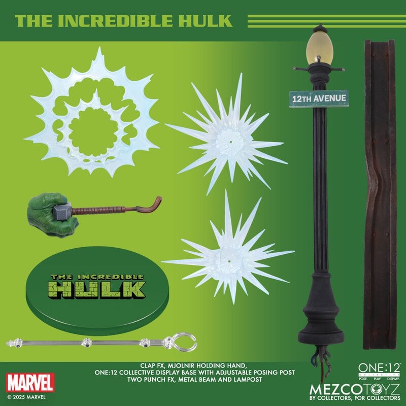 MEZCO ONE:12 COLLECTIVE The Incredible Hulk Action Figure