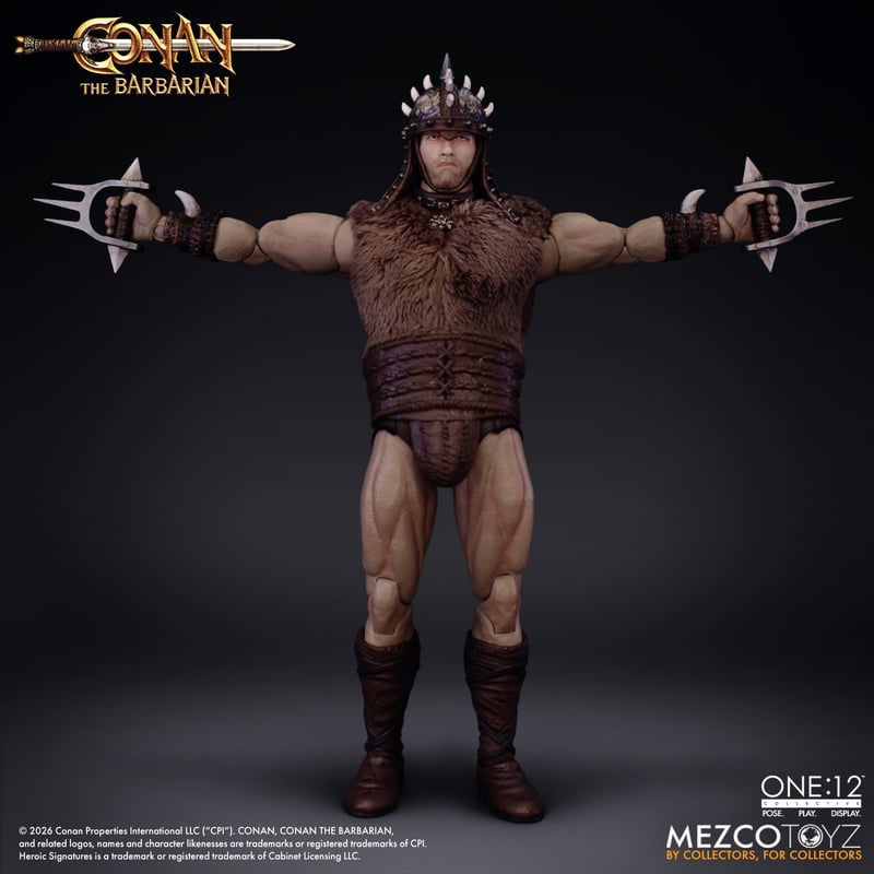 MEZCO ONE:12 COLLECTIVE Conan The Barbarian (1982): Pit Fighter Edition