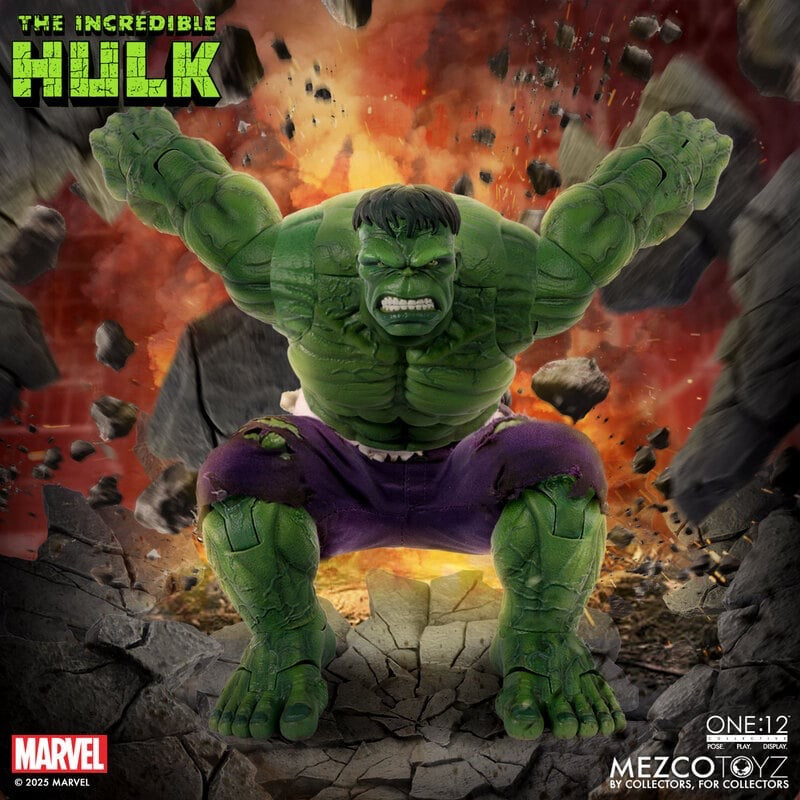 MEZCO ONE:12 COLLECTIVE The Incredible Hulk Action Figure