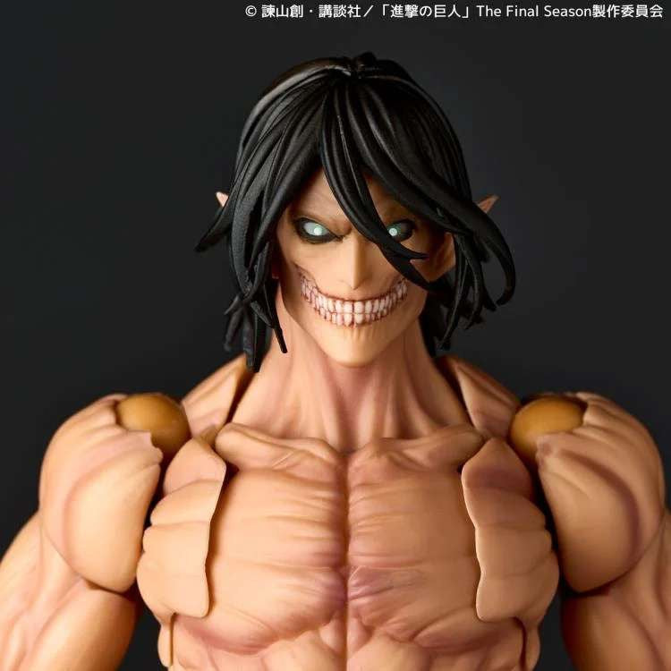 Attack on Titan Amazing Yamaguchi Revoltech Attack Titan - Eren Yeager Action Figure