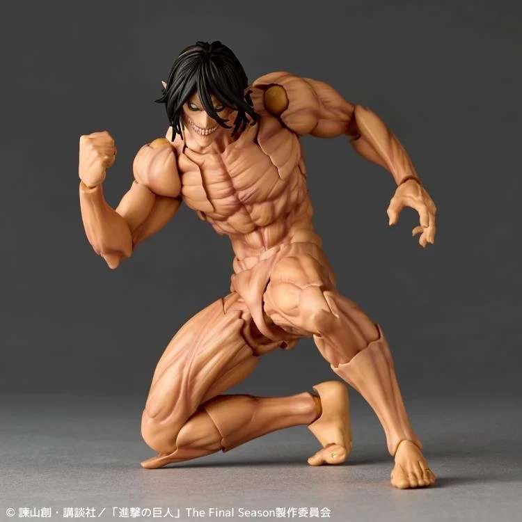 Attack on Titan Amazing Yamaguchi Revoltech Attack Titan - Eren Yeager Action Figure