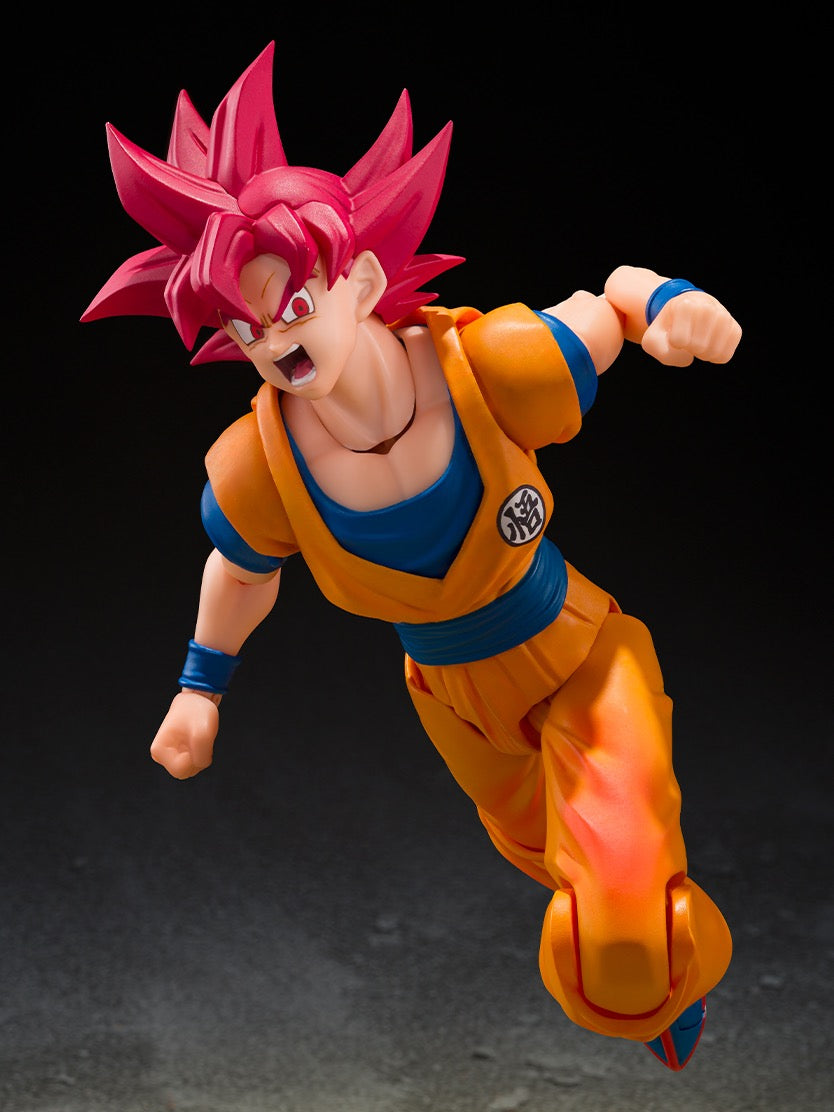 *PRE ORDER* DRAGONBALL SUPER SH FIGUARTS SUPER SAIYAN GOD SON GOKU - GOD AURA (ETA AUGUST)