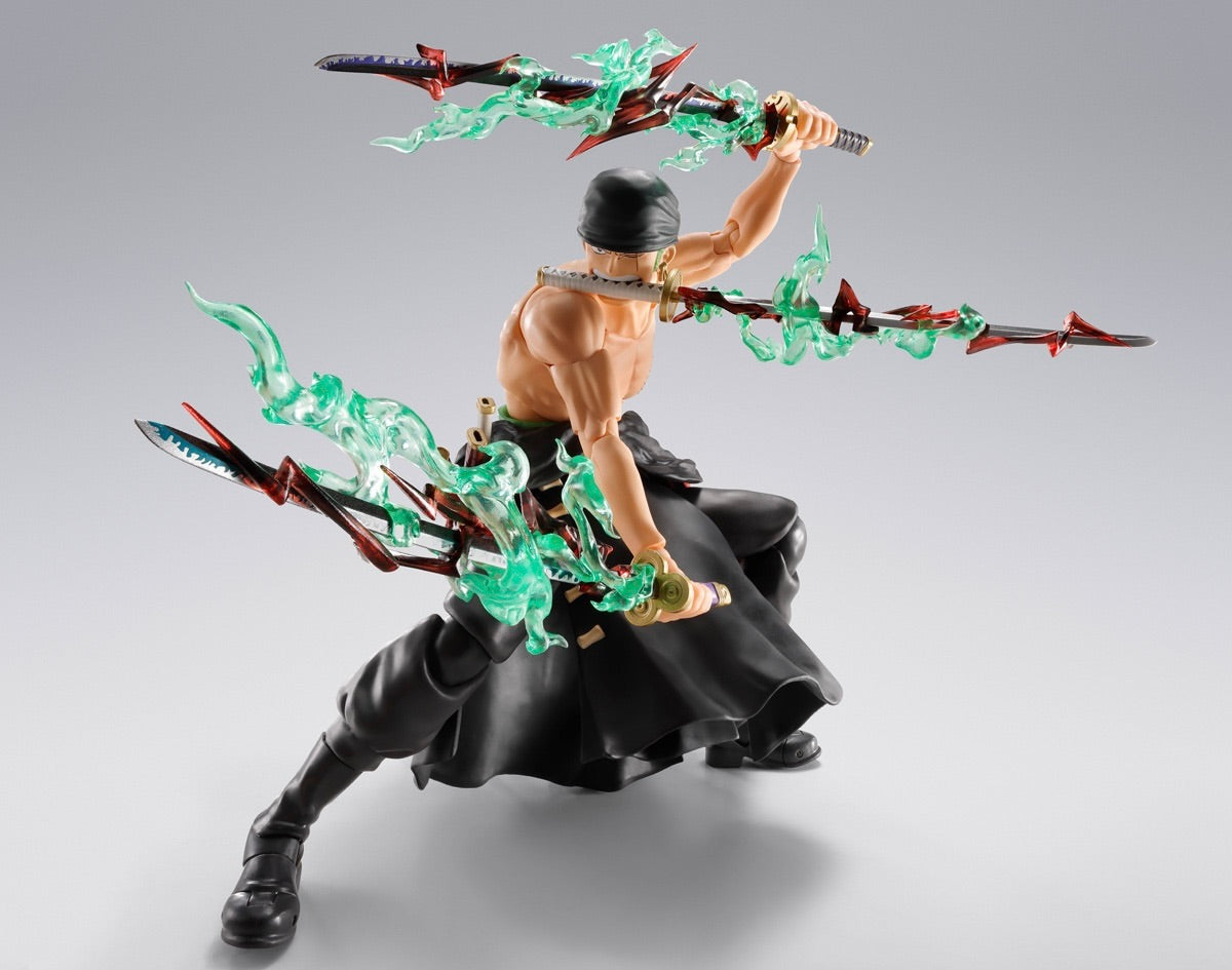 *PRE ORDER* One Piece SH Figuarts Action Figure Roronoa Zoro - King of Hell (ETA SEPTEMBER)