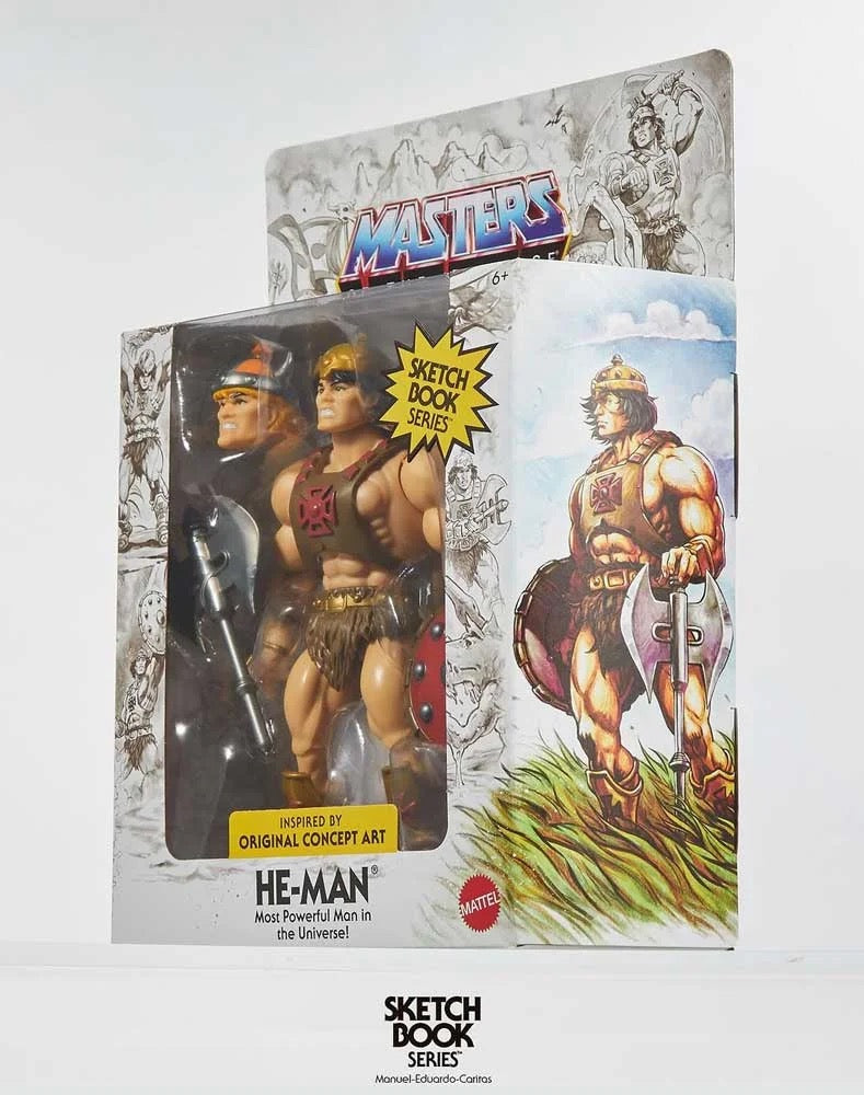 Masters of the Universe Origins Action Figure Sketchbook Series: He-Man