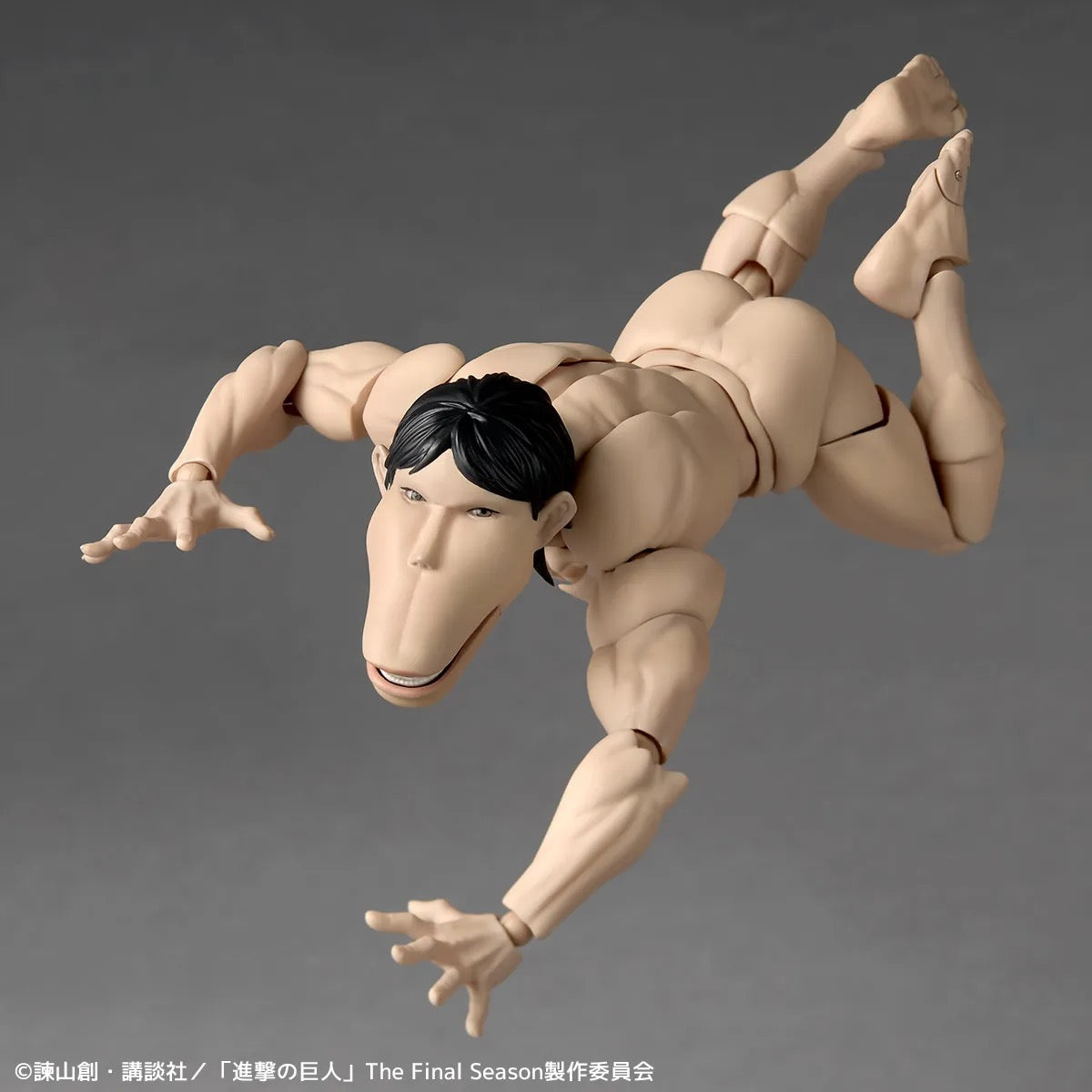 Attack on Titan Amazing Yamaguchi Revoltech Cart Titan Action Figure