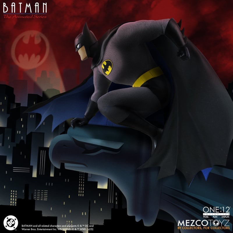 *PRE ORDER* MEZCO ONE:12 COLLECTIVE Batman: The Animated Series - Batman (ETA MARCH)