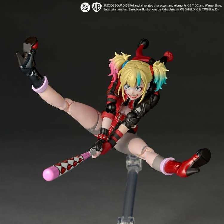 *PRE ORDER* DC Comics Amazing Yamaguchi Revoltech Harley Quinn Suicide Squad Isekai Ver. Action Figure (ETA JANUARY)