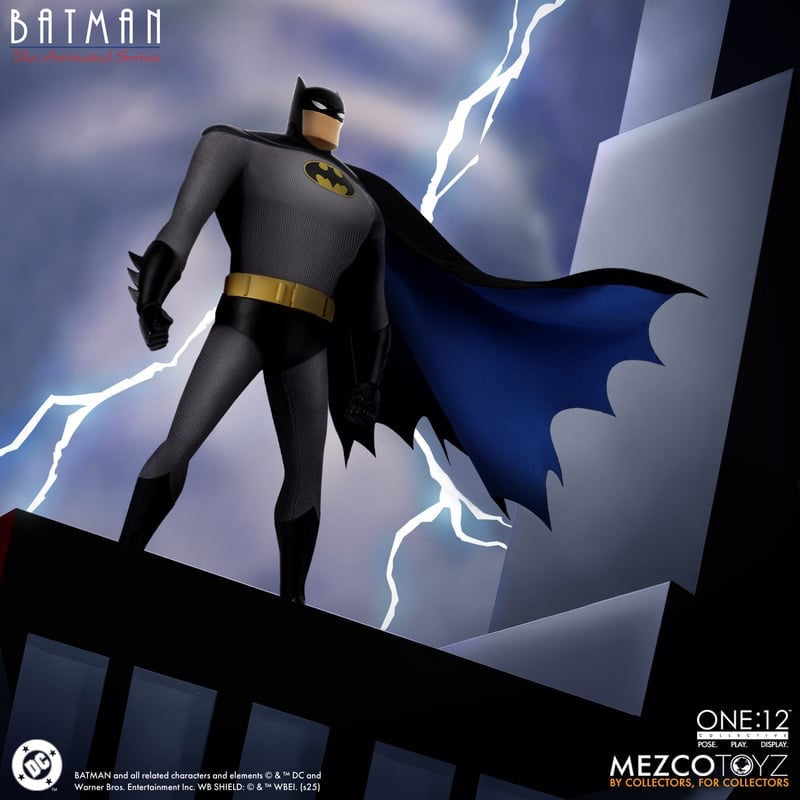*PRE ORDER* MEZCO ONE:12 COLLECTIVE Batman: The Animated Series - Batman (ETA MARCH)