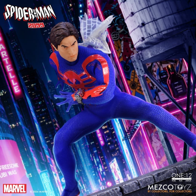 MEZCO ONE:12 COLLECTIVE Spider-Man 2099 RE-ISSUE