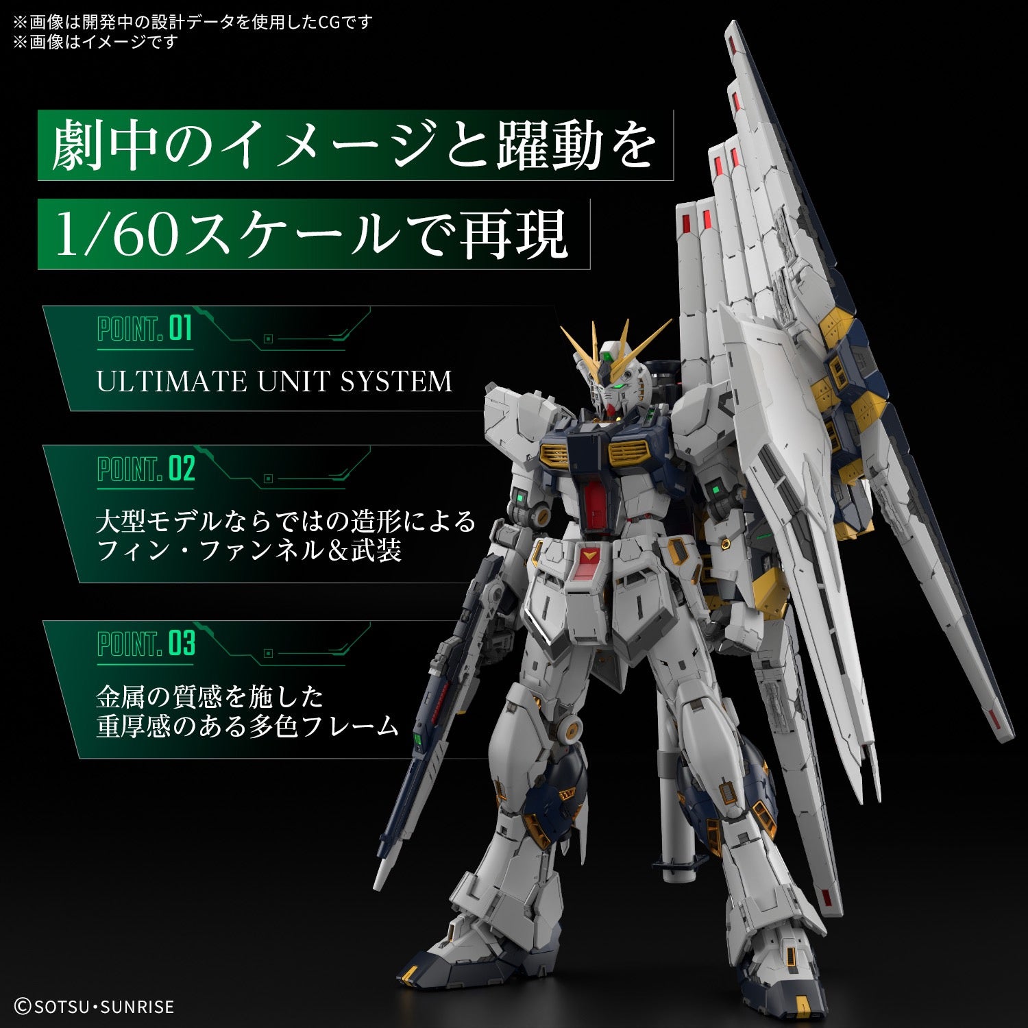 *PRE ORDER* PG UNLEASHED 1/60 Nu GUNDAM (ETA FEBRUARY)