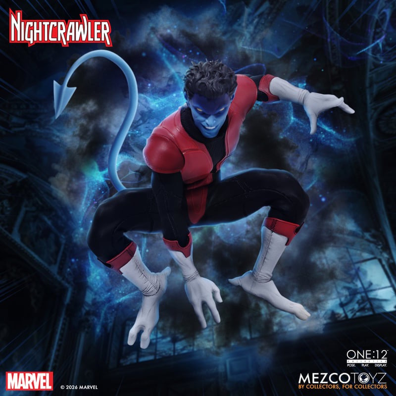 MEZCO ONE:12 COLLECTIVE Nightcrawler Action Figure