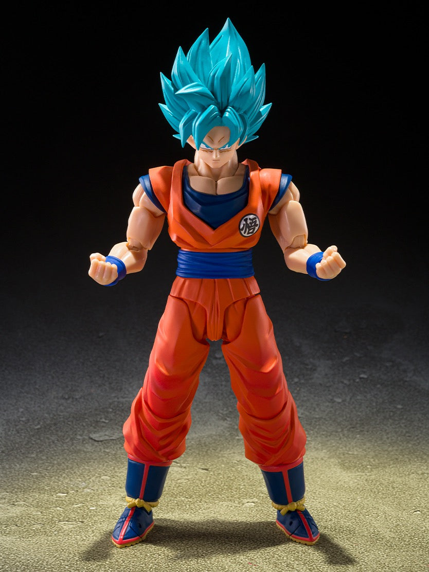 *PRE ORDER* DRAGONBALL SUPER SH FIGUARTS SUPER SAIYAN GOD SUPER SAIYAN SON GOKU - BLUE POWER TRANSCENDING LIMITS (ETA SEPTEMBER)