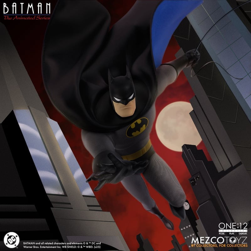 *PRE ORDER* MEZCO ONE:12 COLLECTIVE Batman: The Animated Series - Batman (ETA MARCH)