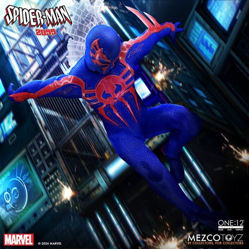 MEZCO ONE:12 COLLECTIVE Spider-Man 2099 RE-ISSUE