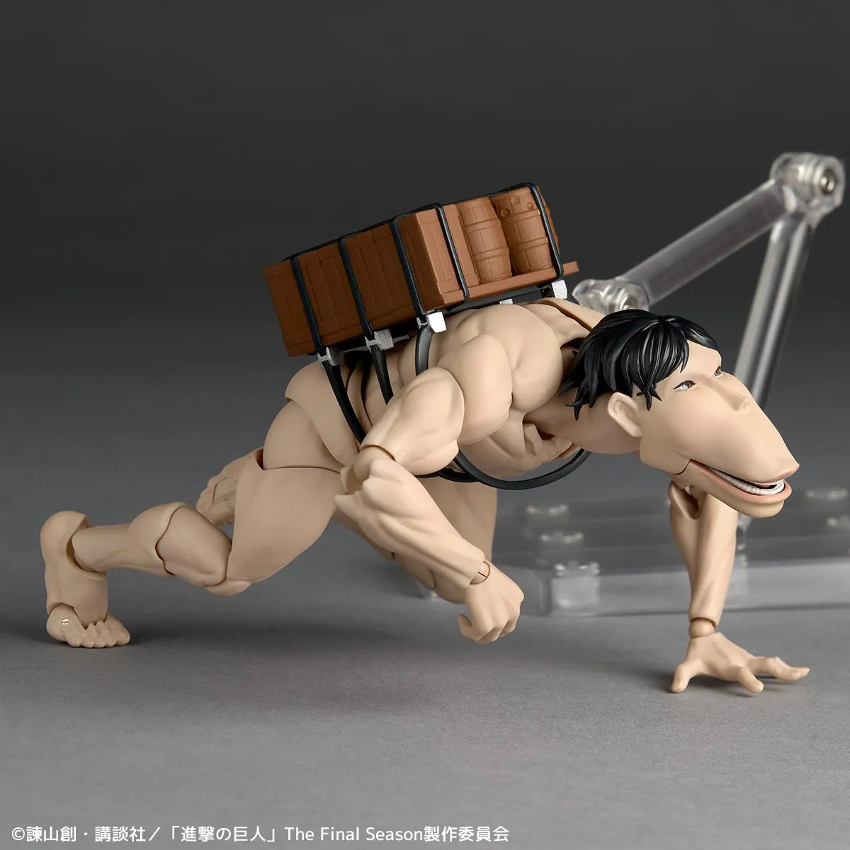Attack on Titan Amazing Yamaguchi Revoltech Cart Titan Action Figure