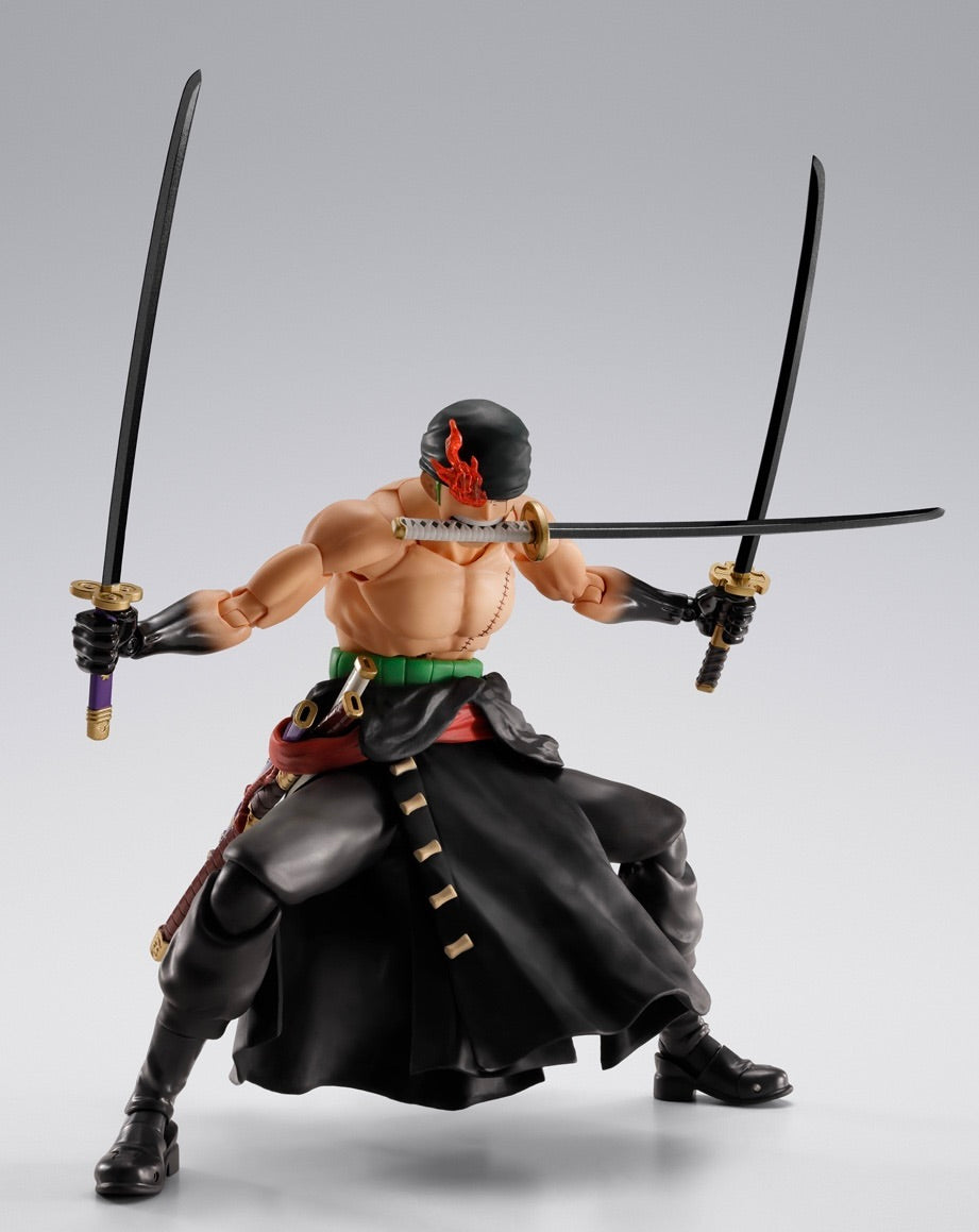 *PRE ORDER* One Piece SH Figuarts Action Figure Roronoa Zoro - King of Hell (ETA SEPTEMBER)