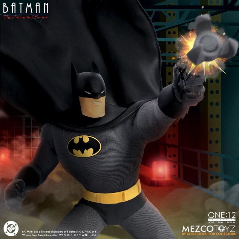 *PRE ORDER* MEZCO ONE:12 COLLECTIVE Batman: The Animated Series - Batman (ETA MARCH)