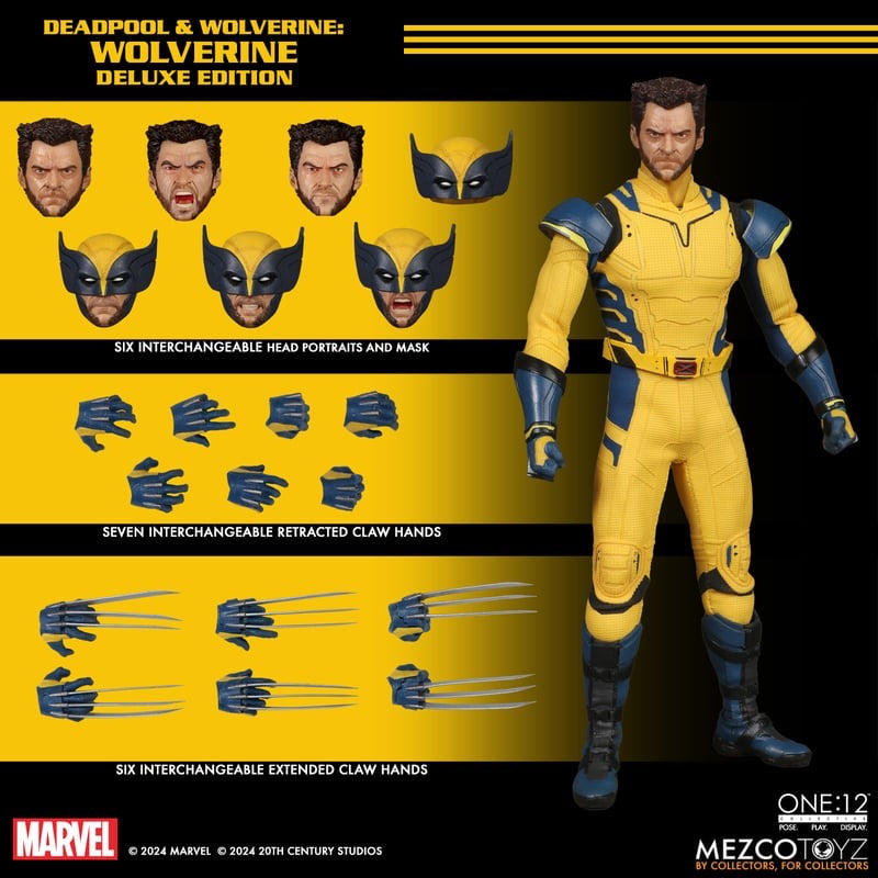 *PRE ORDER* MEZCO DEADPOOL AND WOLVERINE ONE:12 COLLECTIVE WOLVERINE (ETA SEPTEMBER)
