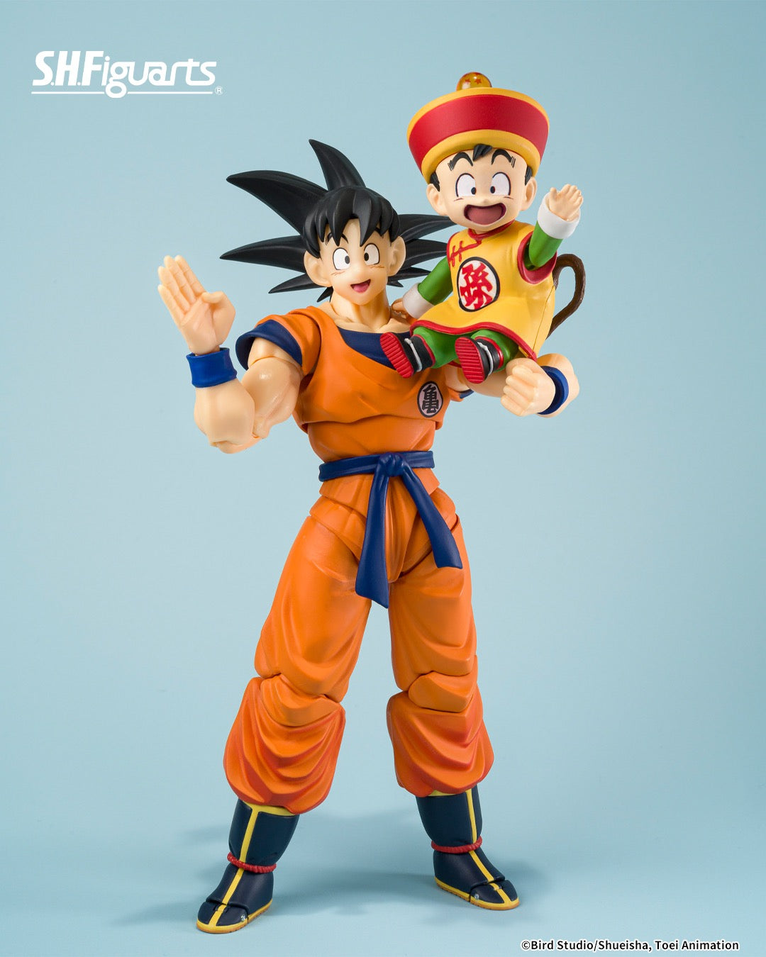 *PRE ORDER* Dragon Ball SH.Figuarts Action Figure Son Goku & Son Gohan Kid & Kintoun (ETA May)