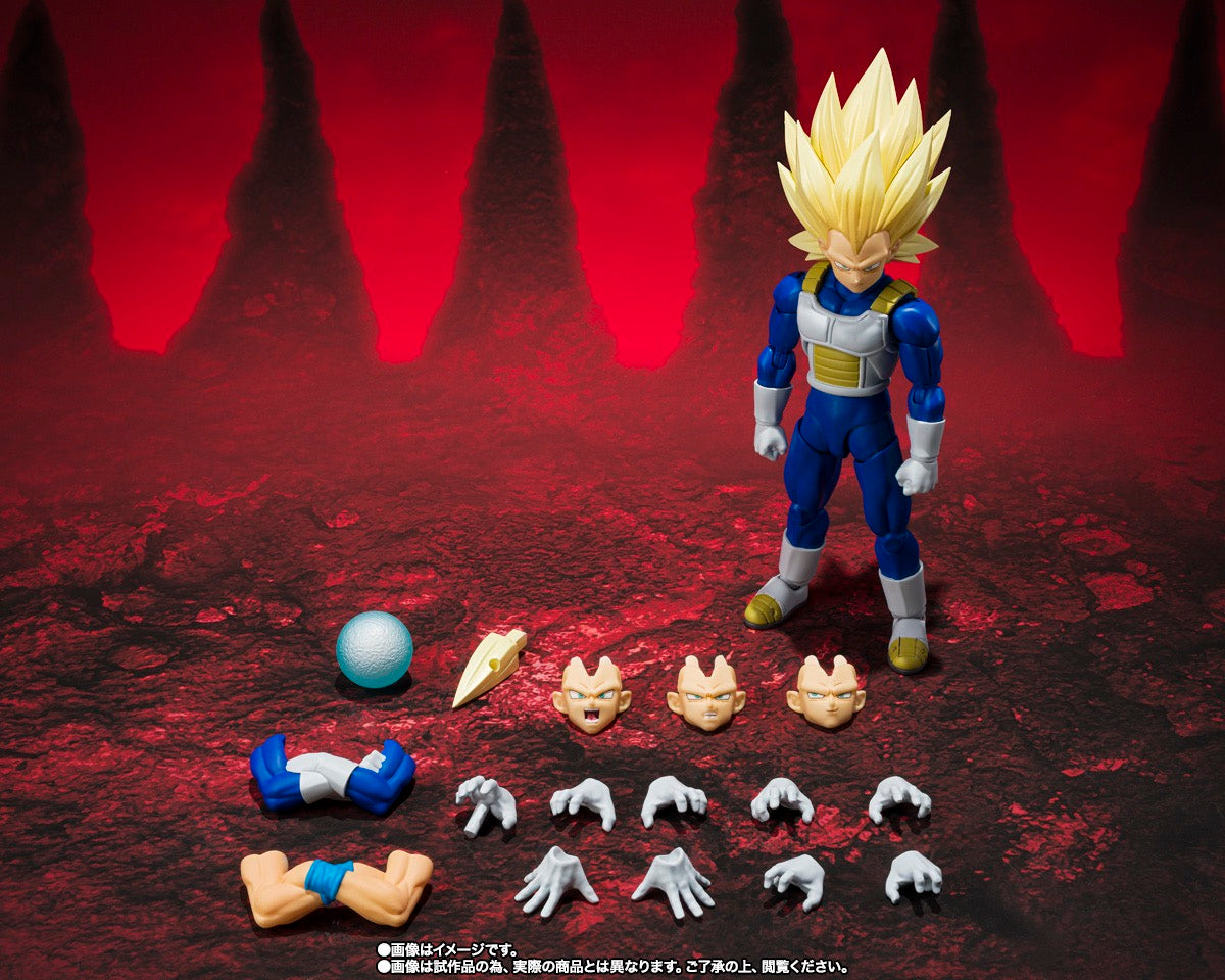 DRAGONBALL DAIMA SH FIGUARTS SUPER SAIYAN 3 VEGETA ACTION FIGURE