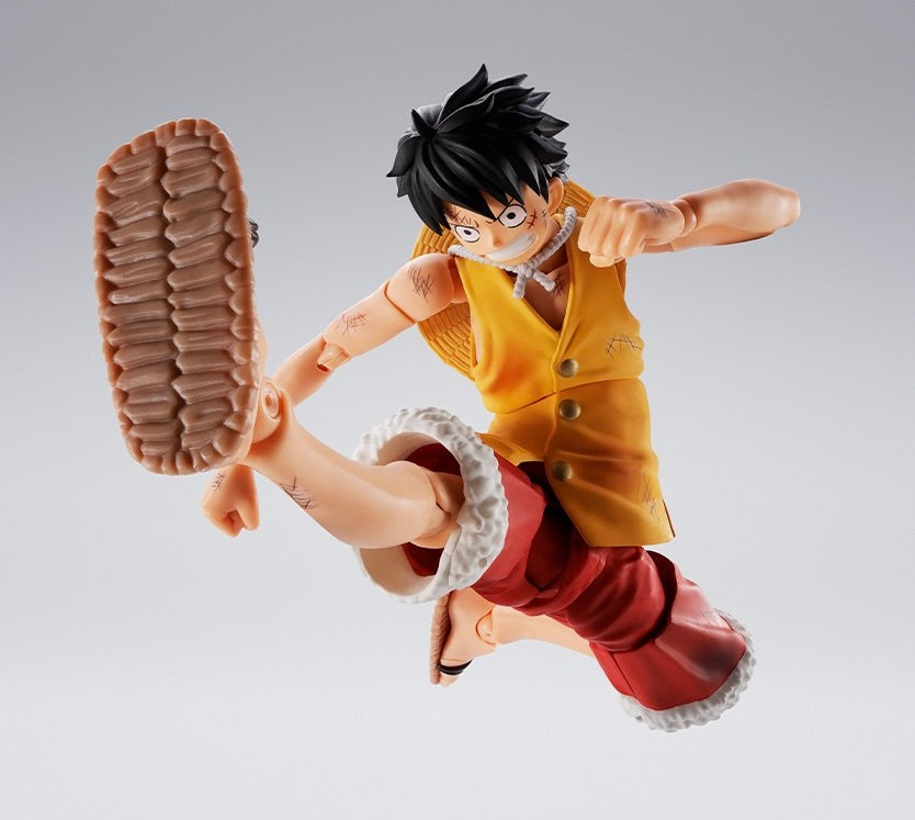 *PRE ORDER* One Piece SH Figuarts Action Figure Luffy - Marineford Summit Battle Ver. (ETA JUNE)