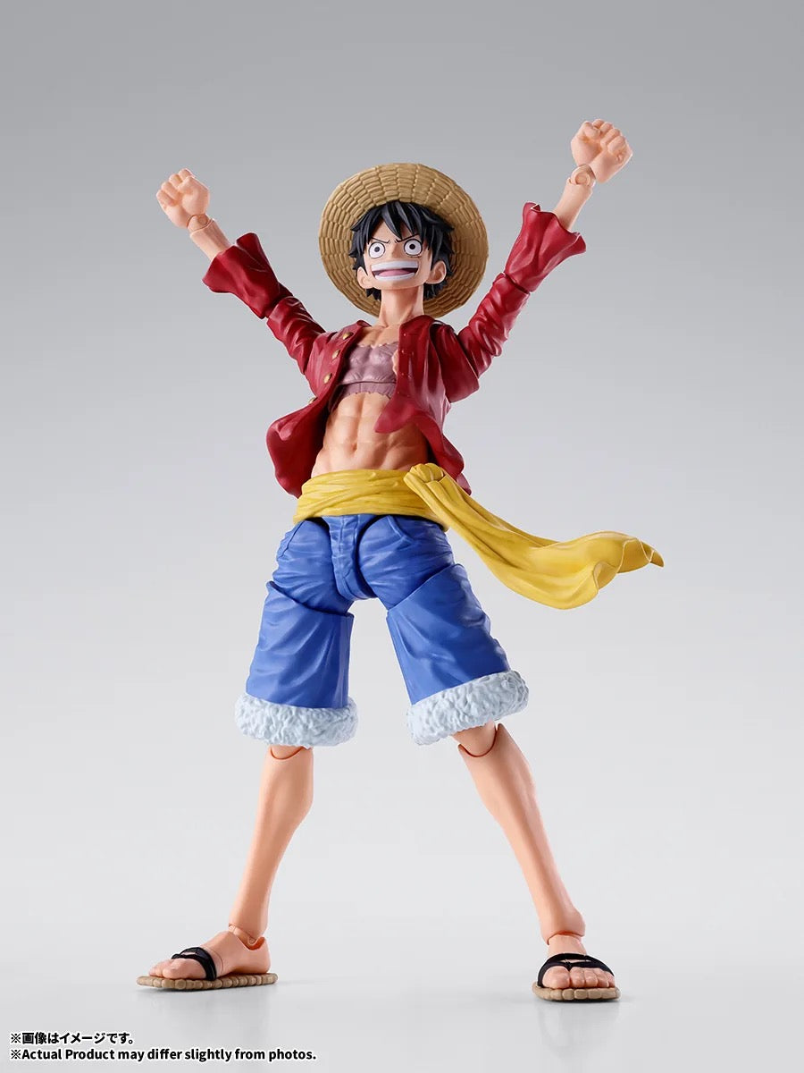 One Piece SH Figuarts Action Figure MONKEY.D.LUFFY - New World