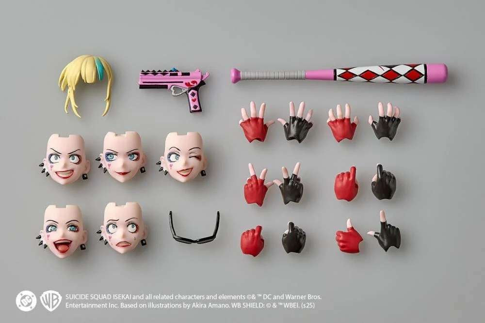 *PRE ORDER* DC Comics Amazing Yamaguchi Revoltech Harley Quinn Suicide Squad Isekai Ver. Action Figure (ETA JANUARY)