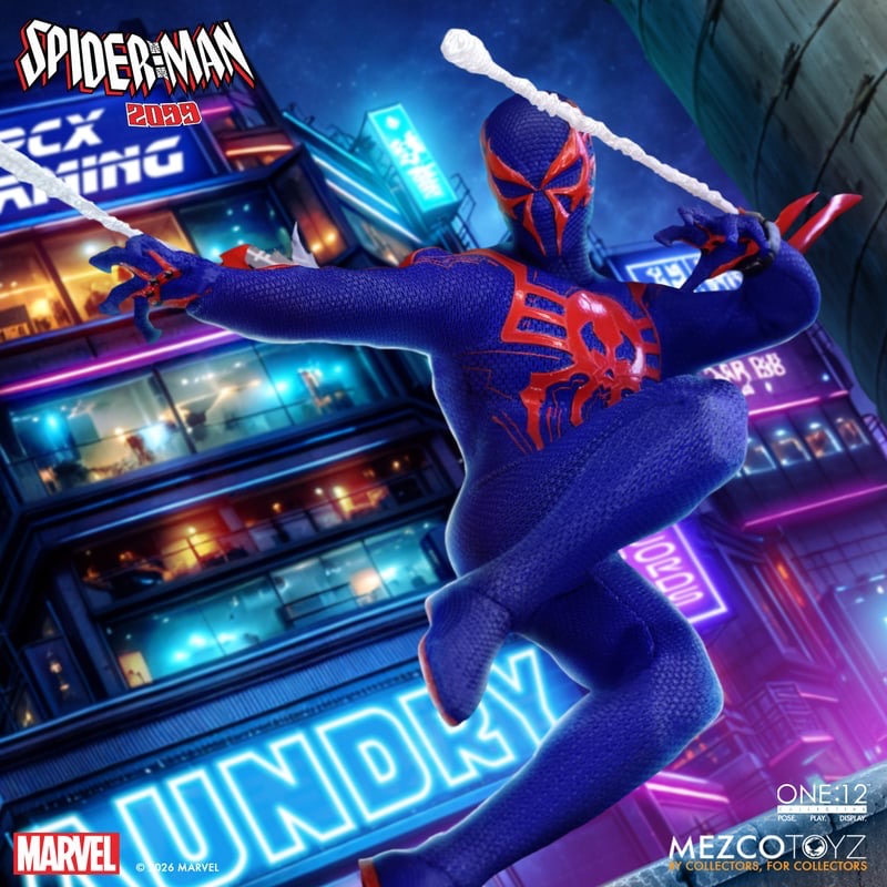 MEZCO ONE:12 COLLECTIVE Spider-Man 2099 RE-ISSUE