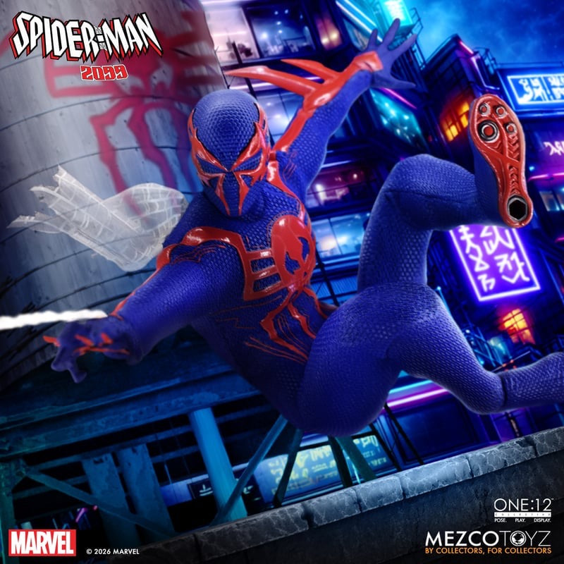 MEZCO ONE:12 COLLECTIVE Spider-Man 2099 RE-ISSUE