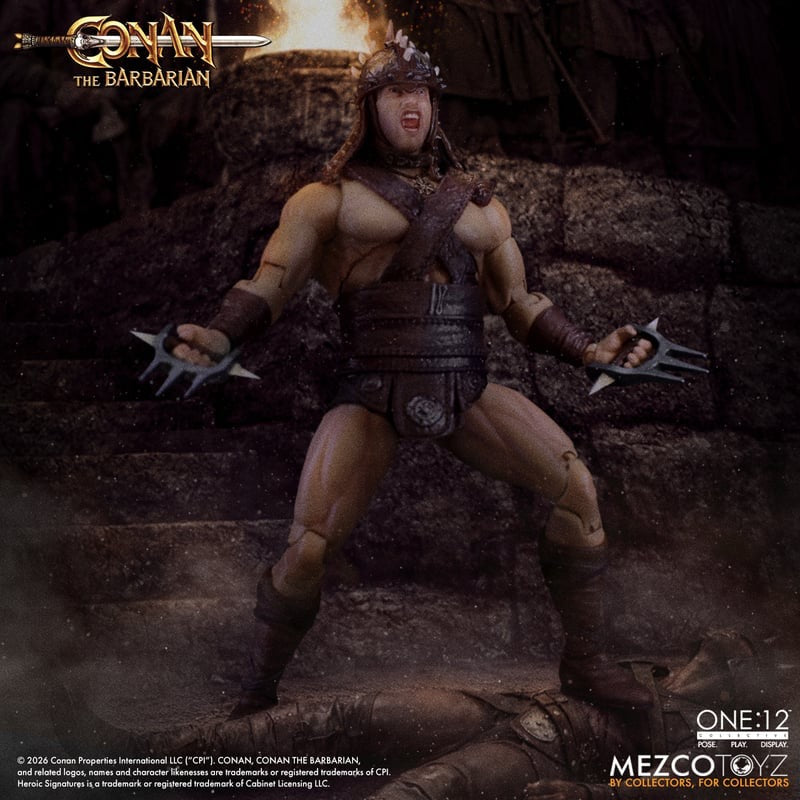 MEZCO ONE:12 COLLECTIVE Conan The Barbarian (1982): Pit Fighter Edition