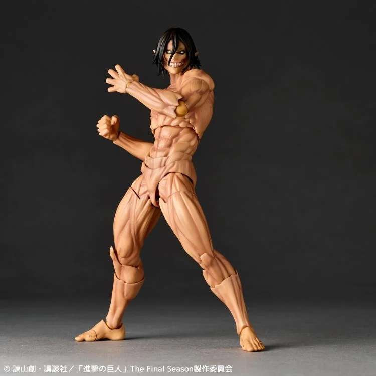 *PRE ORDER* Attack on Titan Amazing Yamaguchi Revoltech Attack Titan - Eren Yeager Action Figure (ETA NOVEMBER)