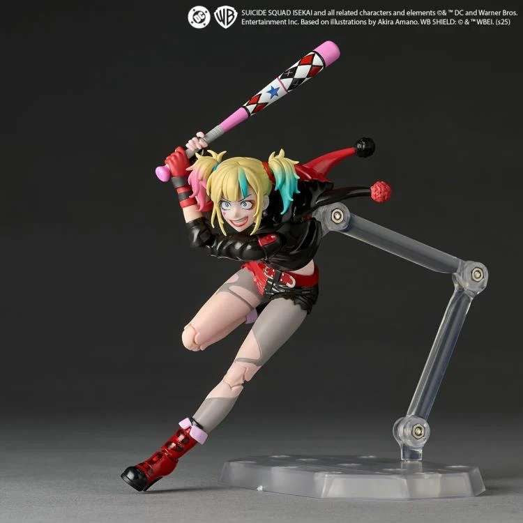 *PRE ORDER* DC Comics Amazing Yamaguchi Revoltech Harley Quinn Suicide Squad Isekai Ver. Action Figure (ETA JANUARY)