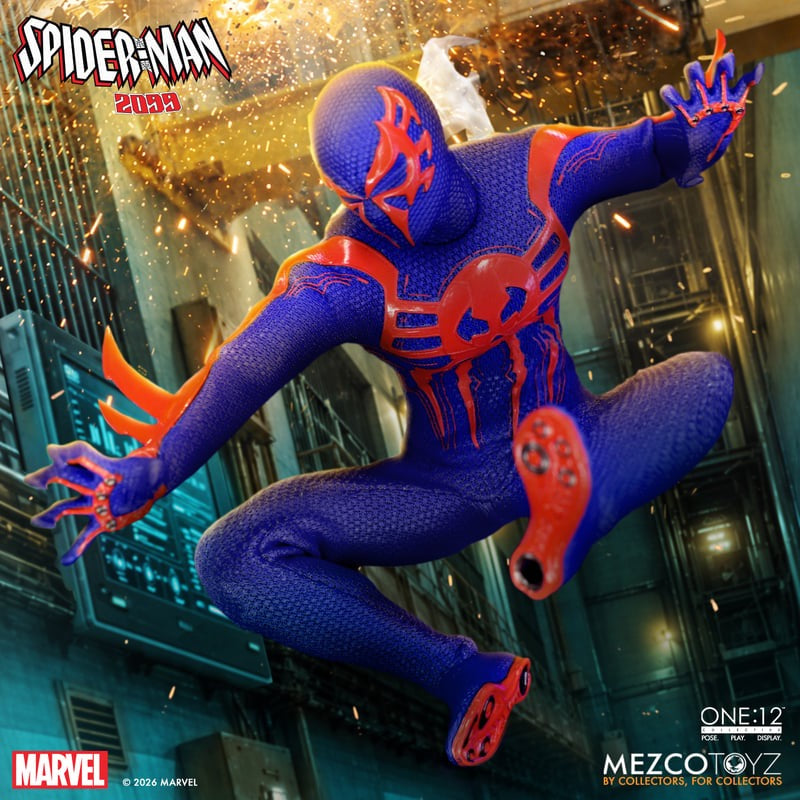 MEZCO ONE:12 COLLECTIVE Spider-Man 2099 RE-ISSUE