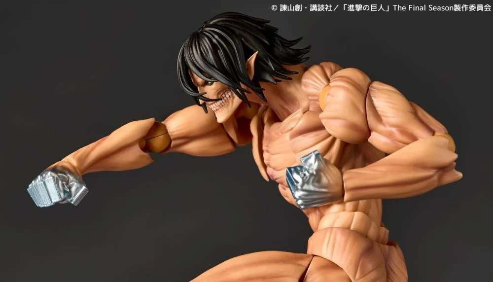 Attack on Titan Amazing Yamaguchi Revoltech Attack Titan - Eren Yeager Action Figure
