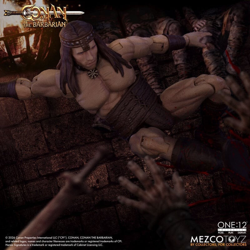 MEZCO ONE:12 COLLECTIVE Conan The Barbarian (1982): Pit Fighter Edition