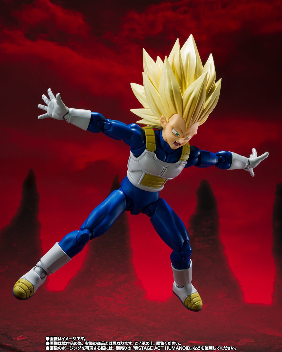 DRAGONBALL DAIMA SH FIGUARTS SUPER SAIYAN 3 VEGETA ACTION FIGURE