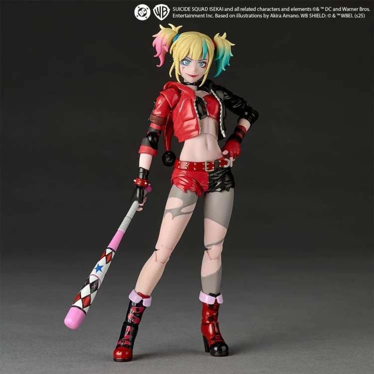 *PRE ORDER* DC Comics Amazing Yamaguchi Revoltech Harley Quinn Suicide Squad Isekai Ver. Action Figure (ETA JANUARY)