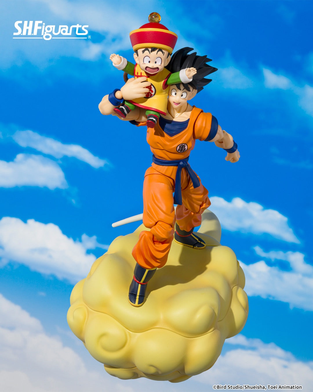 *PRE ORDER* Dragon Ball SH.Figuarts Action Figure Son Goku & Son Gohan Kid & Kintoun (ETA May)