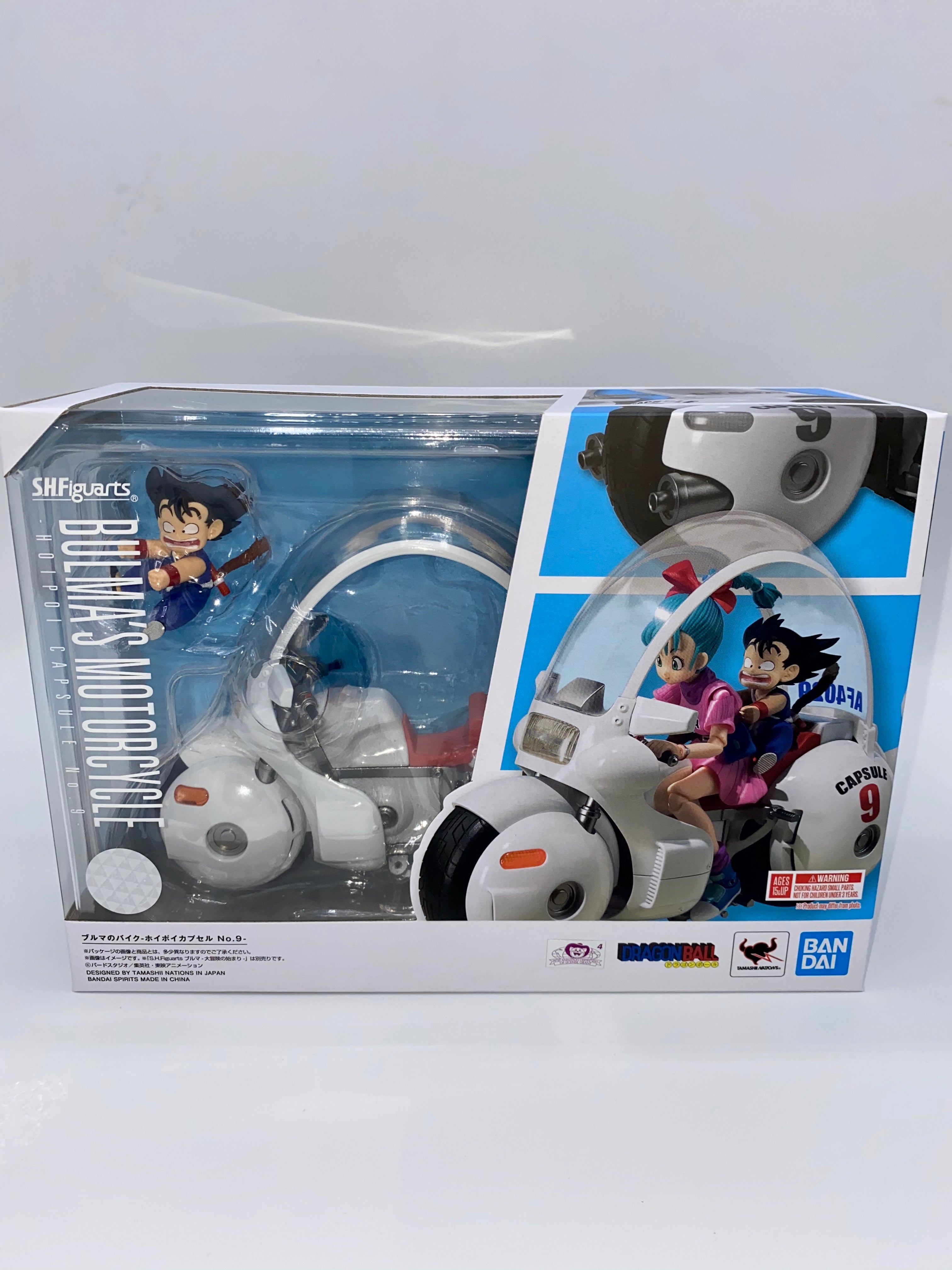 DRAGON BALL SH Figuarts Vehicle with Figure Bulma's Motorcycle Hoipoi Capsule No. 9