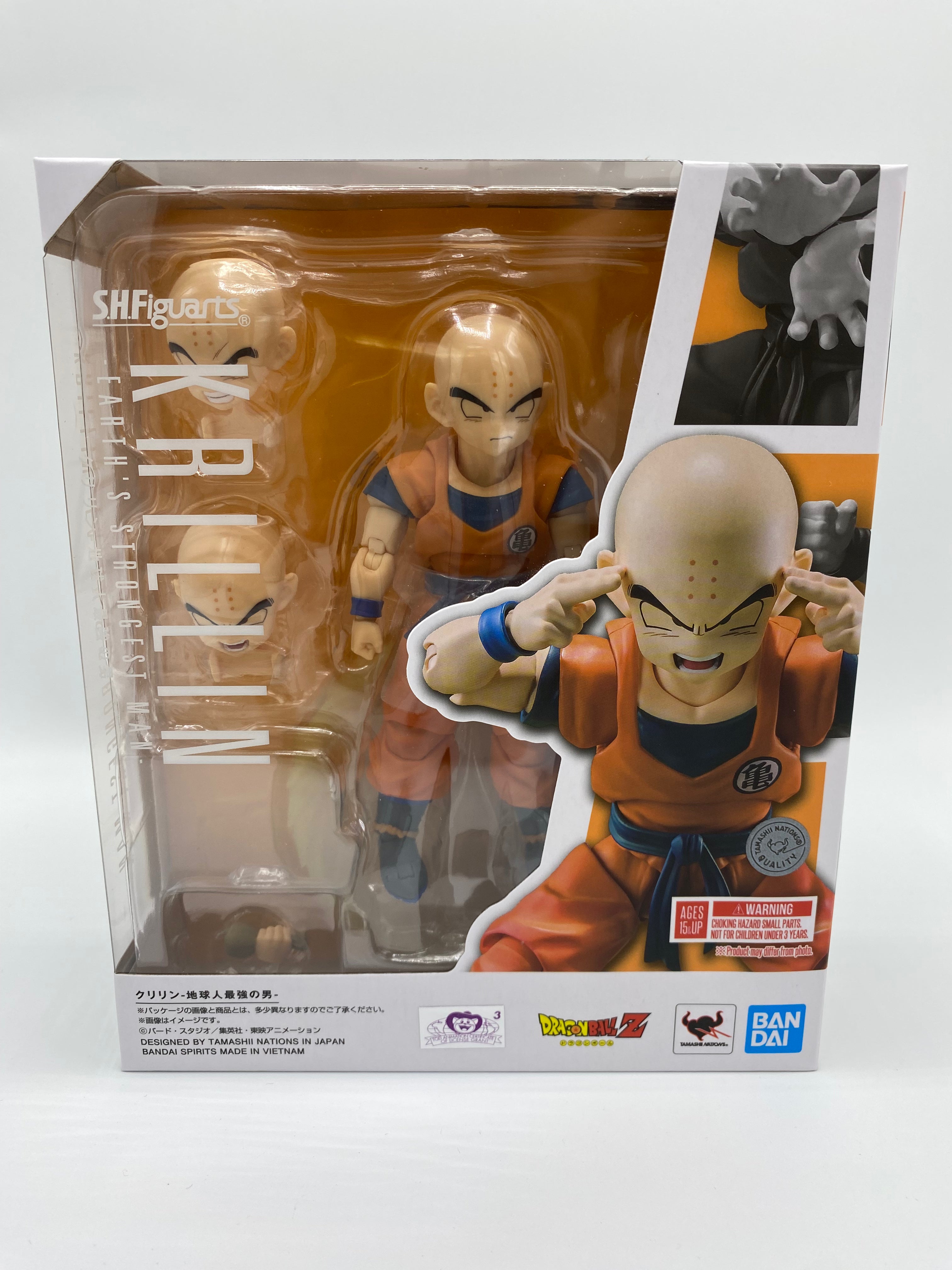 DRAGONBALL Z SH FIGUARTS KRILLIN - Earth's Strongest Man RE-ISSUE