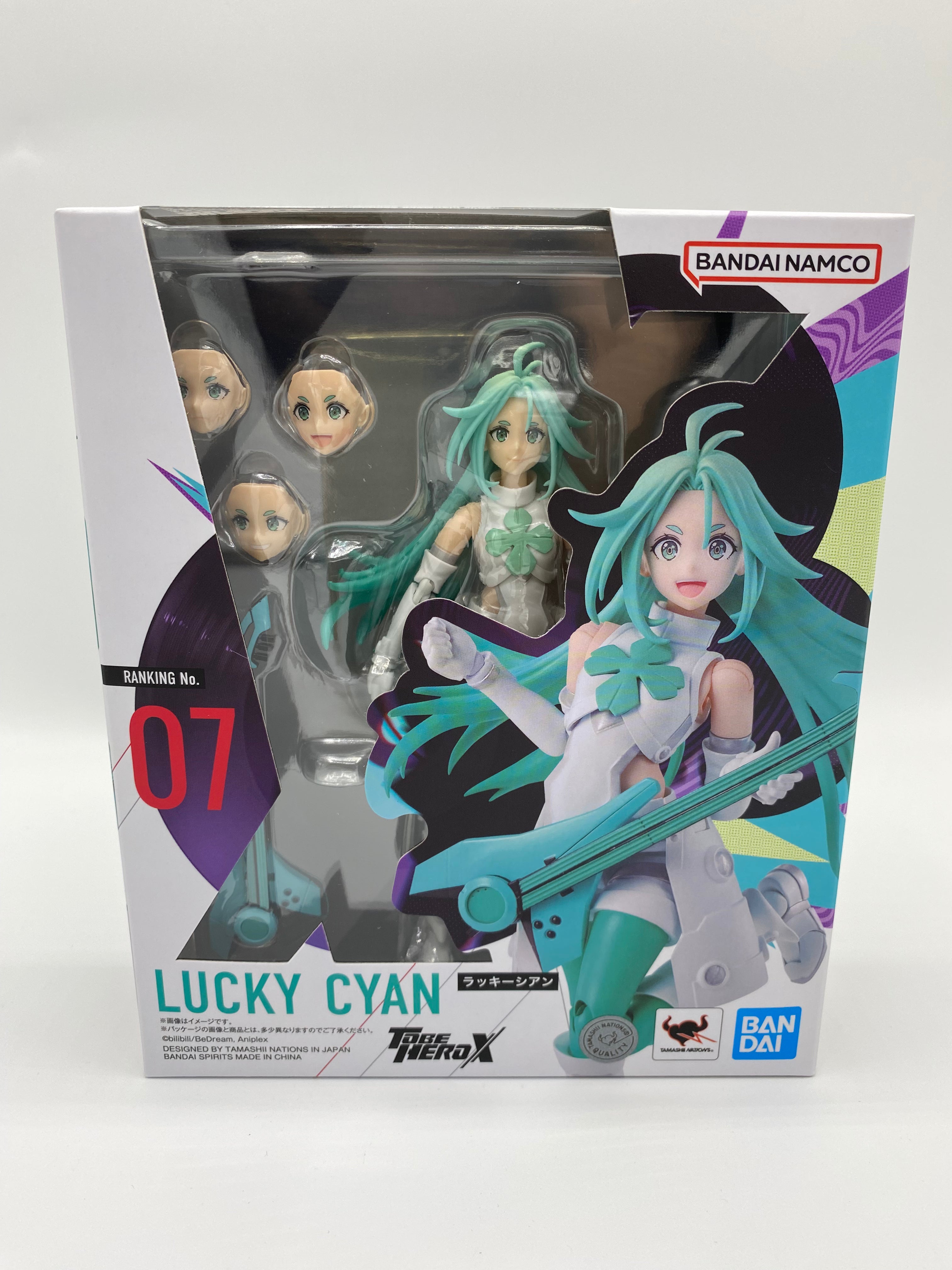 TO BE HERO X SH FIGUARTS LUCKY CYAN Action Figure