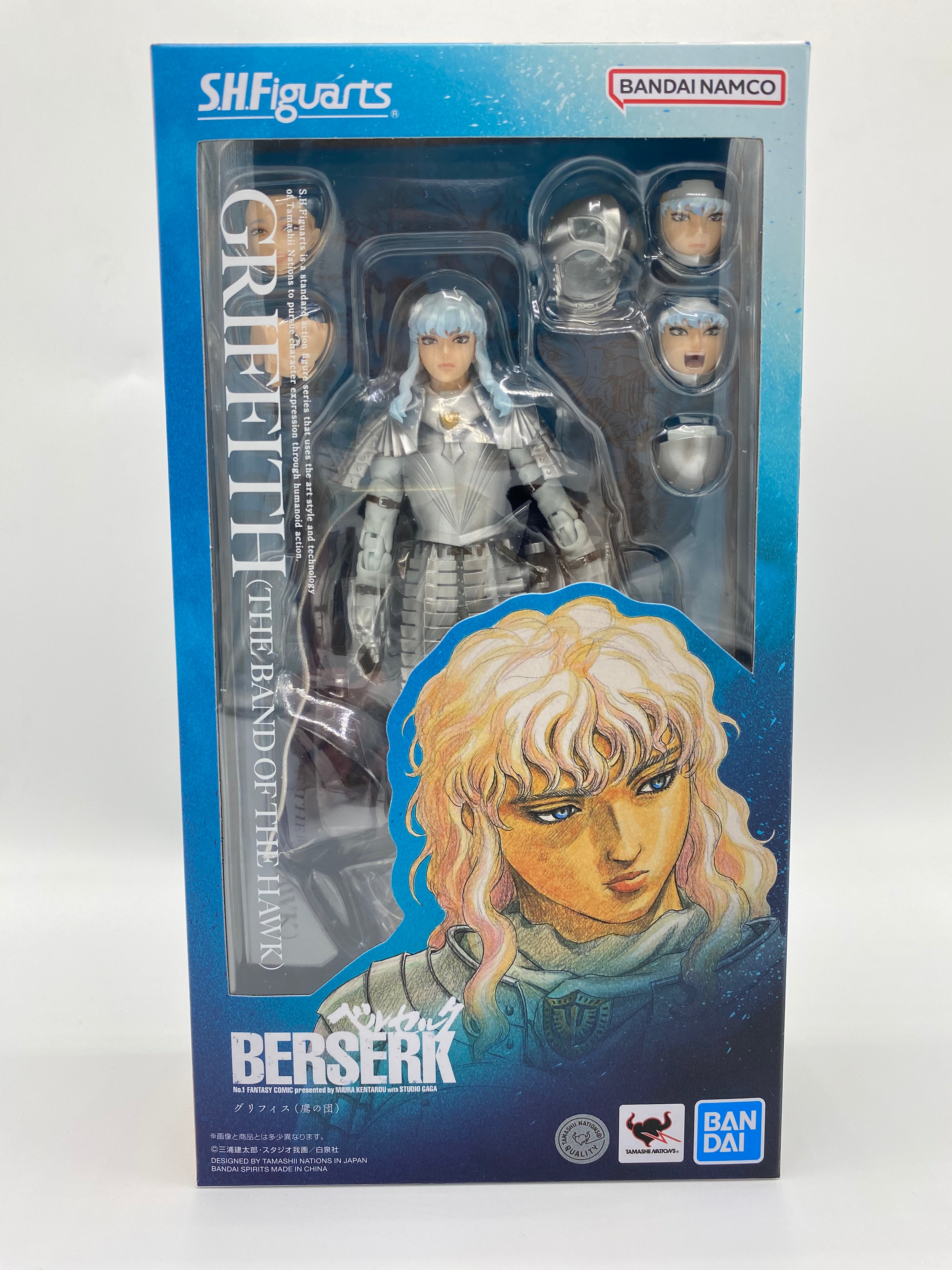 Berserk SH Figuarts Action Figure Griffith The Band of the Hawk