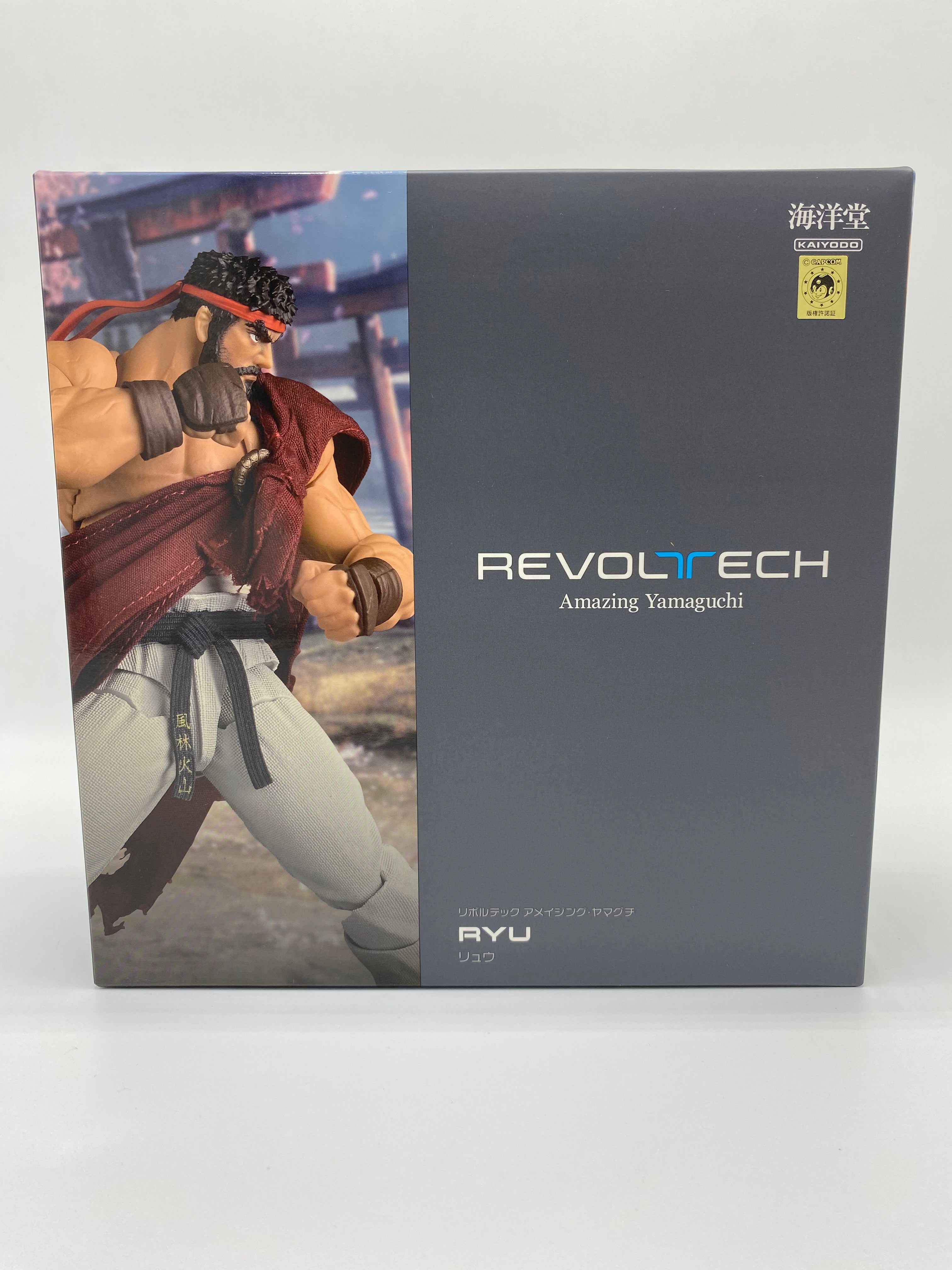 Street Fighter 6 Amazing Yamaguchi Revoltech Ryu Action Figure