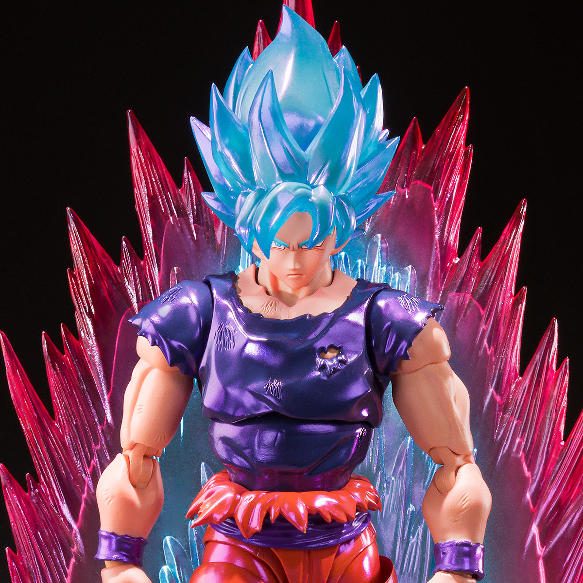 DRAGONBALL SUPER SH FIGUARTS SUPER SAIYAN GOD SUPER SAIYAN SON GOKU KAIO-KEN - Event Exclusive Color Edition