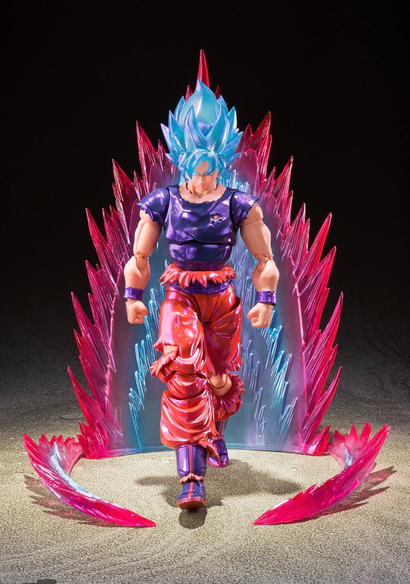 DRAGONBALL SUPER SH FIGUARTS SUPER SAIYAN GOD SUPER SAIYAN SON GOKU KAIO-KEN - Event Exclusive Color Edition
