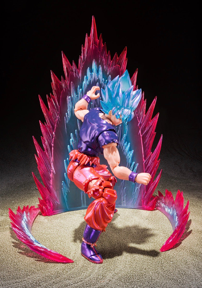 DRAGONBALL SUPER SH FIGUARTS SUPER SAIYAN GOD SUPER SAIYAN SON GOKU KAIO-KEN - Event Exclusive Color Edition